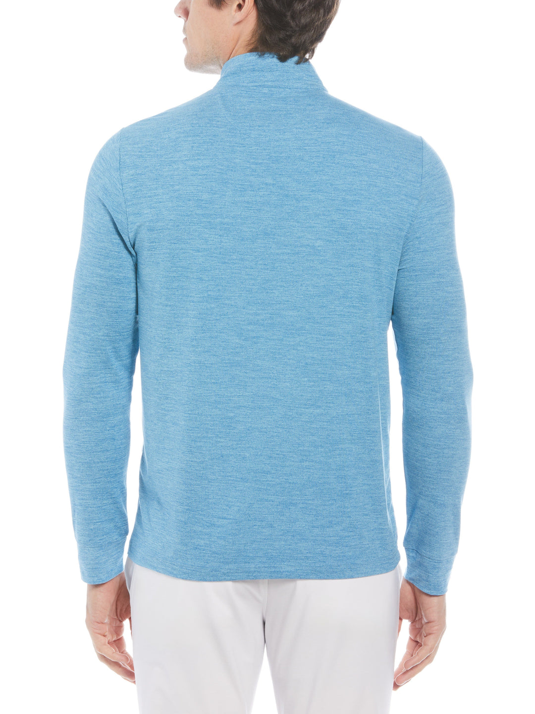 Men's Color Block Quarter Zip Sweater