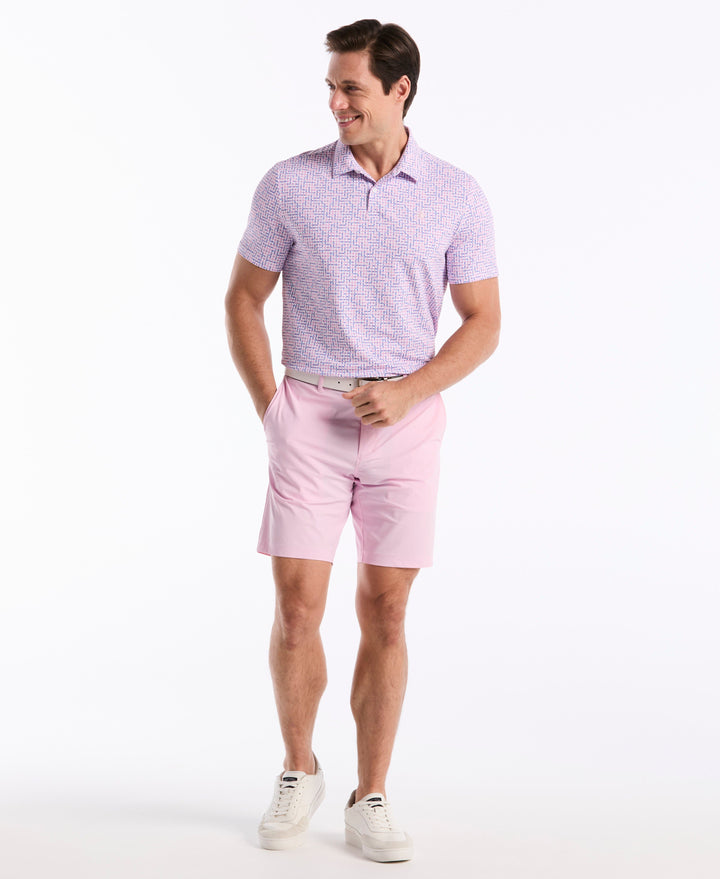 Color Theory Gingham Golf Polo (Pirouette) 