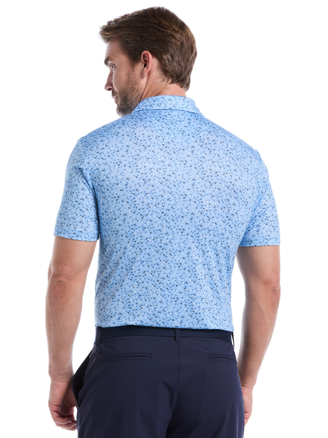 Men's Confetti Chevron All Over Polo