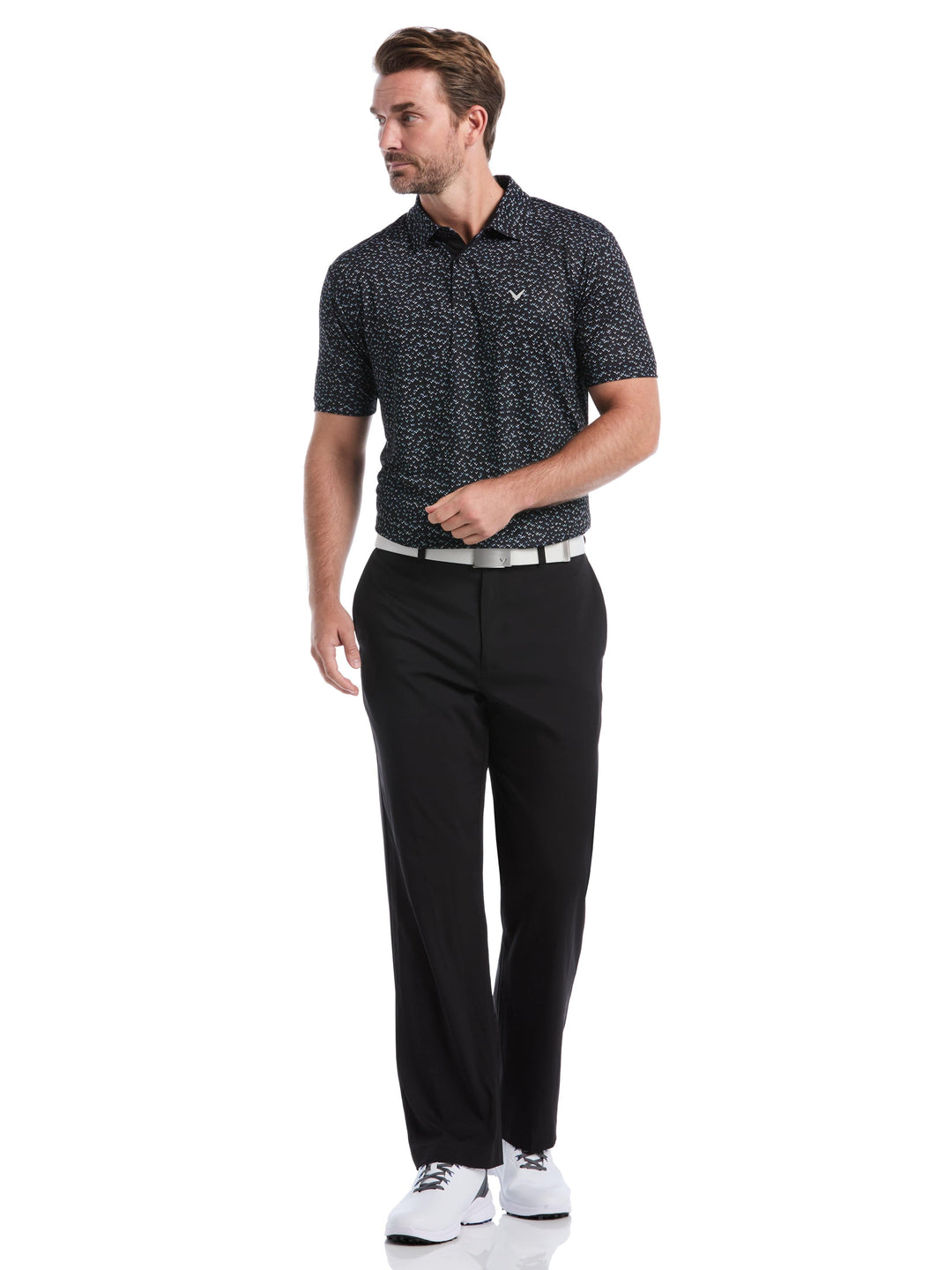 Men's Confetti Chevron All Over Polo