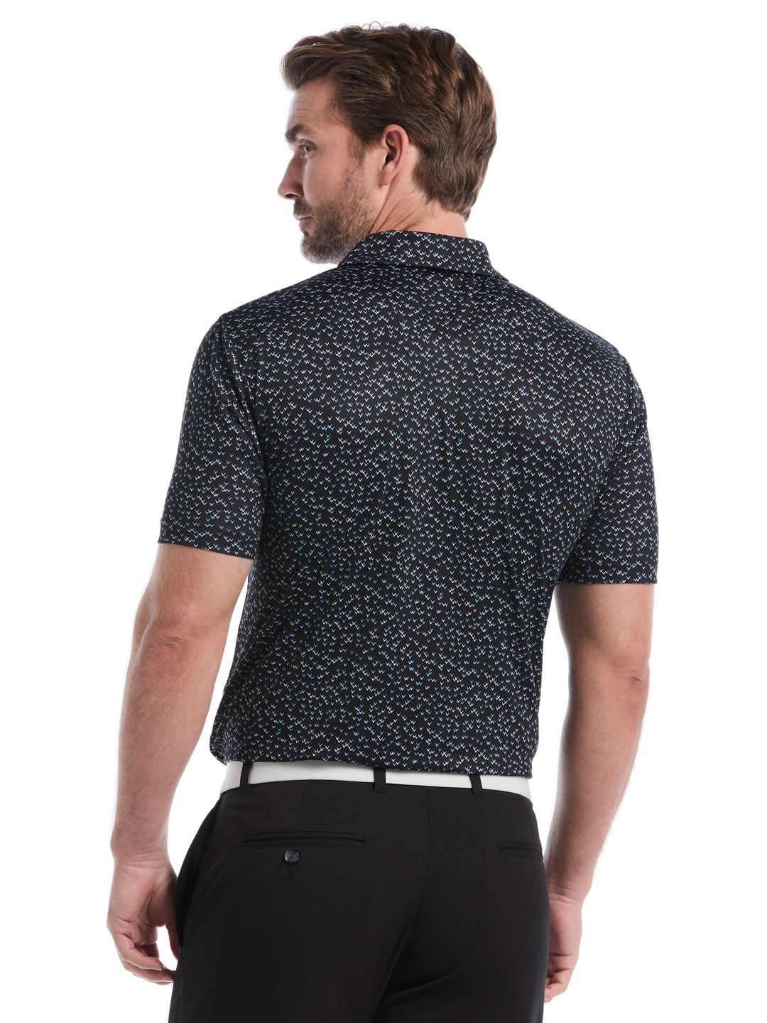 Men's Confetti Chevron All Over Polo