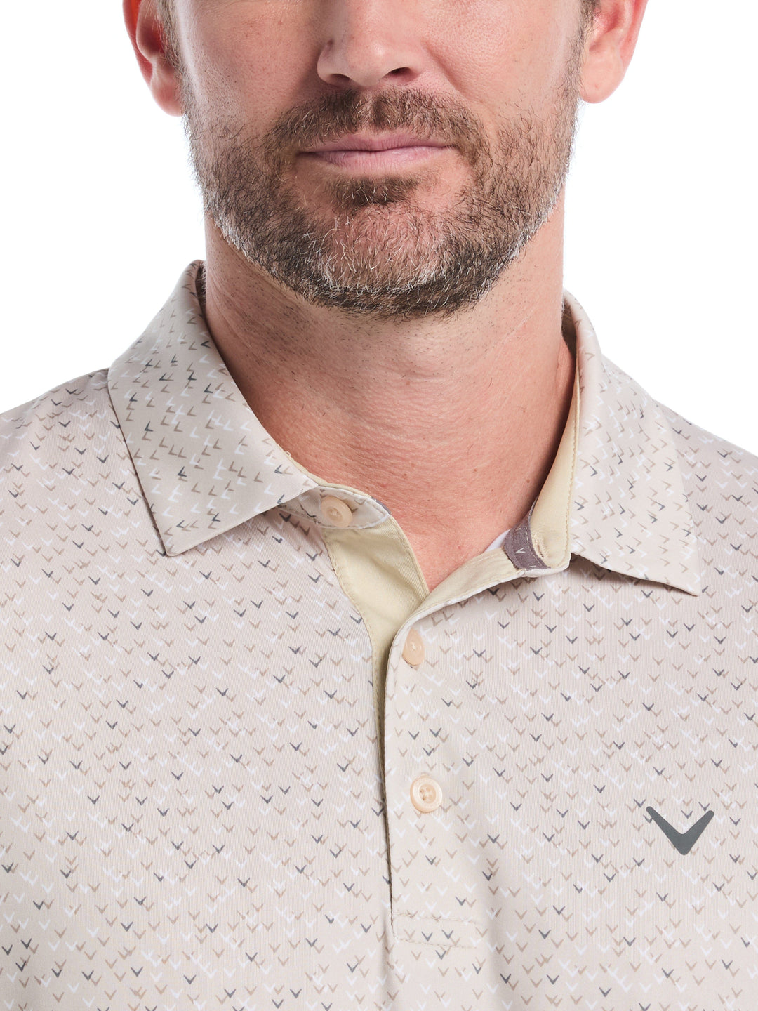 Men's Confetti Chevron All Over Polo
