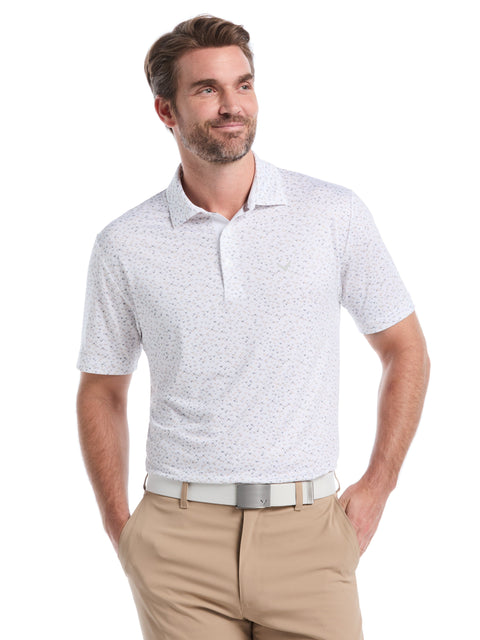 Men's Confetti Chevron All Over Polo