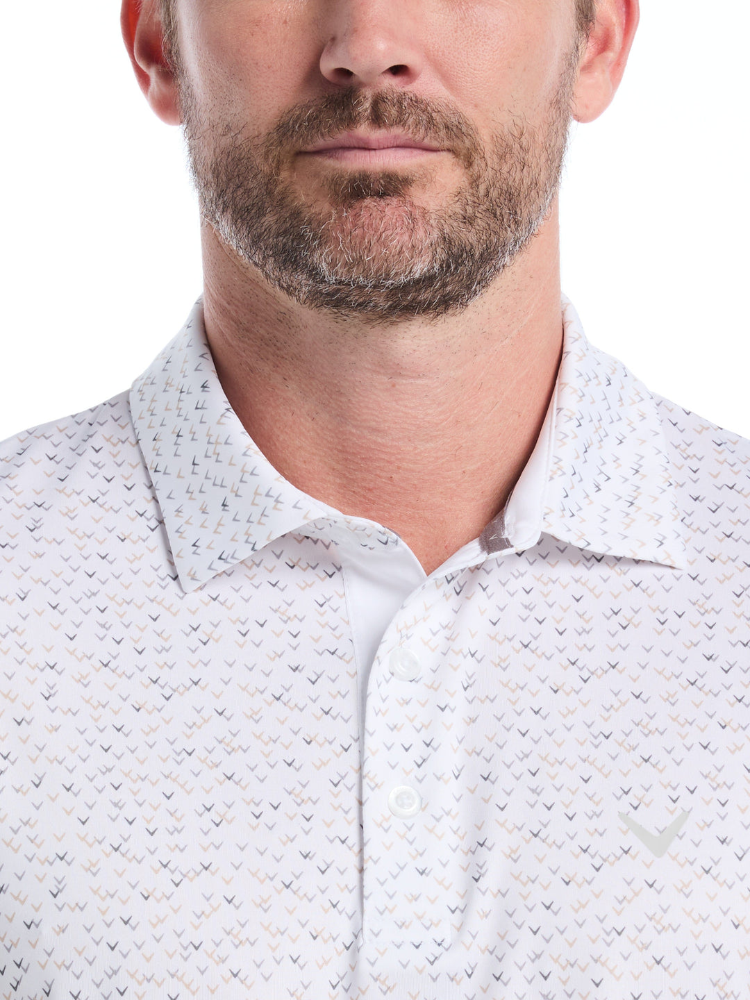 Men's Confetti Chevron All Over Polo