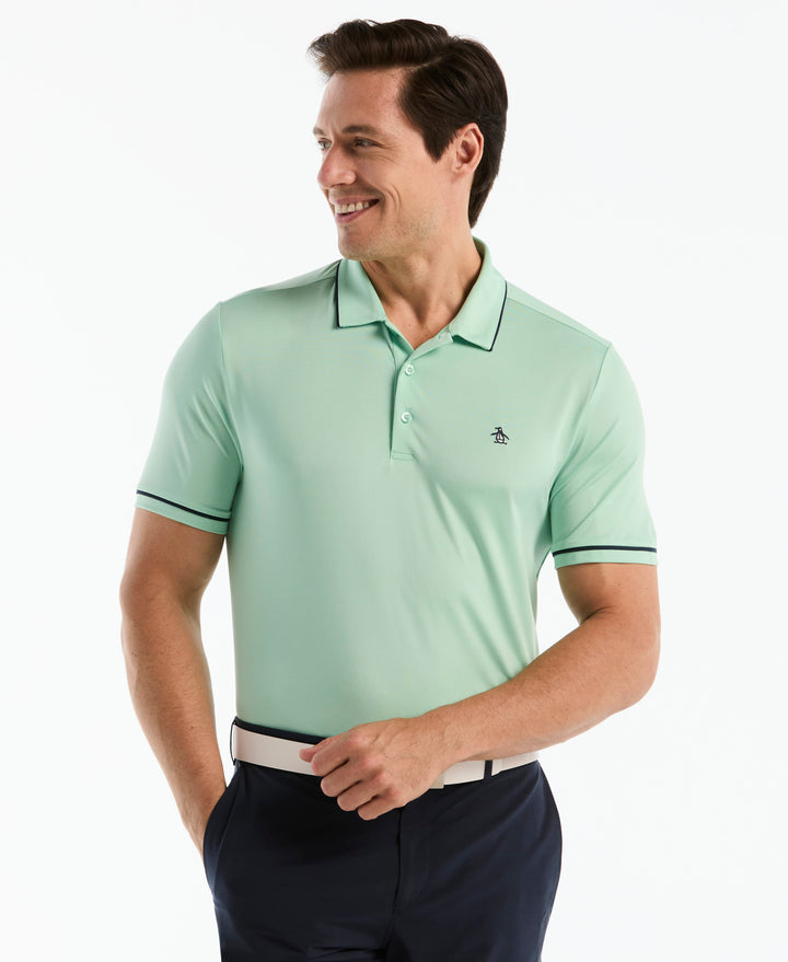 Solid Short Sleeve Polo (Lichen) 