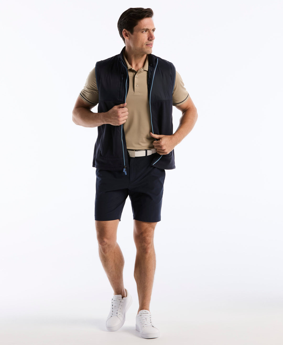 Solid Short Sleeve Polo (Chinchilla) 