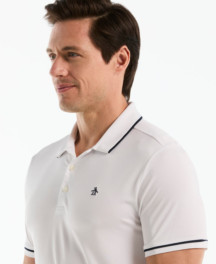 Solid Short Sleeve Polo (Bright White) 