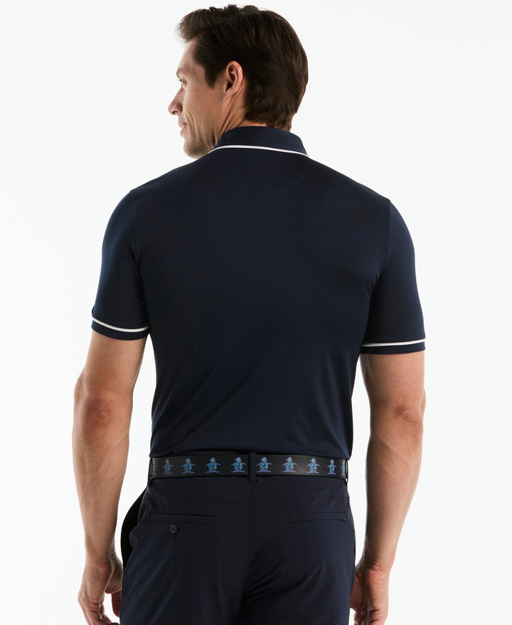 Solid Short Sleeve Polo (Black Iris) 