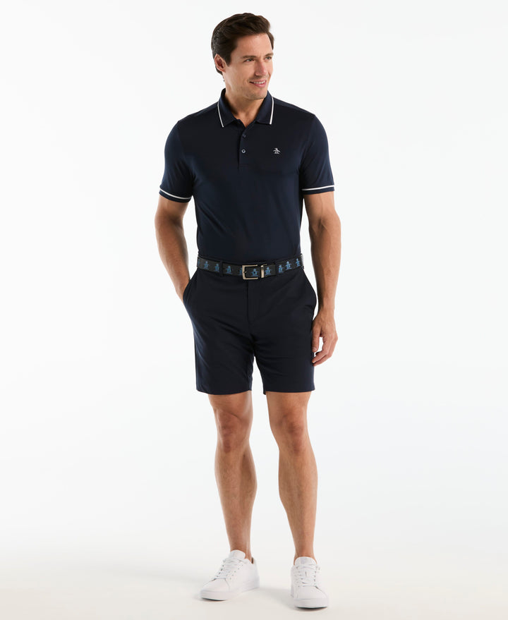 Solid Short Sleeve Polo (Black Iris) 