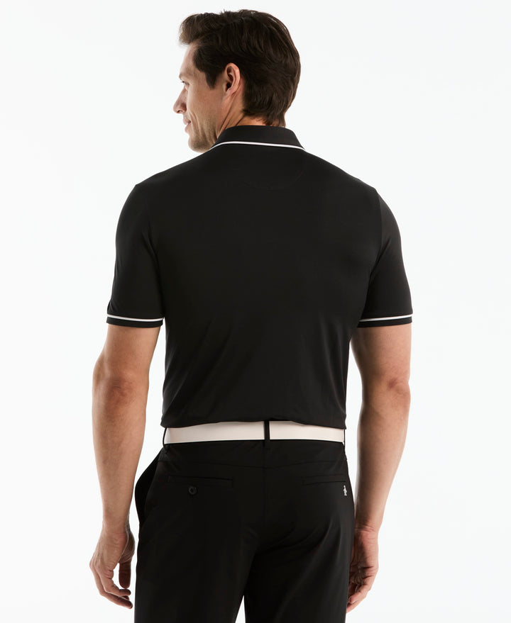 Solid Short Sleeve Polo (Caviar) 
