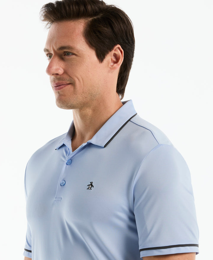 Solid Short Sleeve Polo (Baby Blue Jay) 