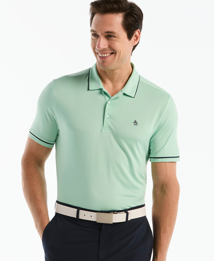 Solid Short Sleeve Polo (Lichen) 