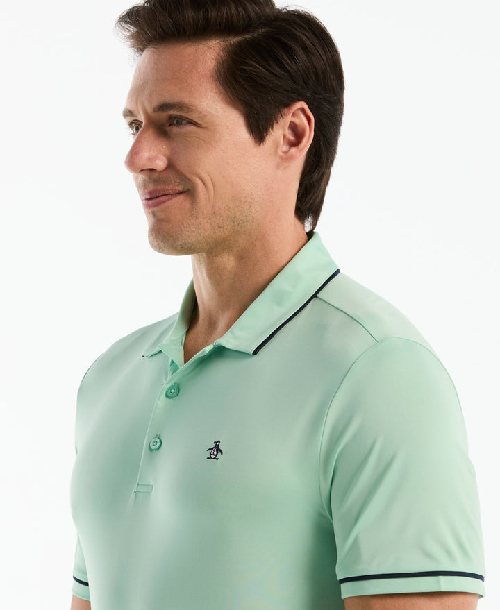 Solid Short Sleeve Polo (Lichen) 