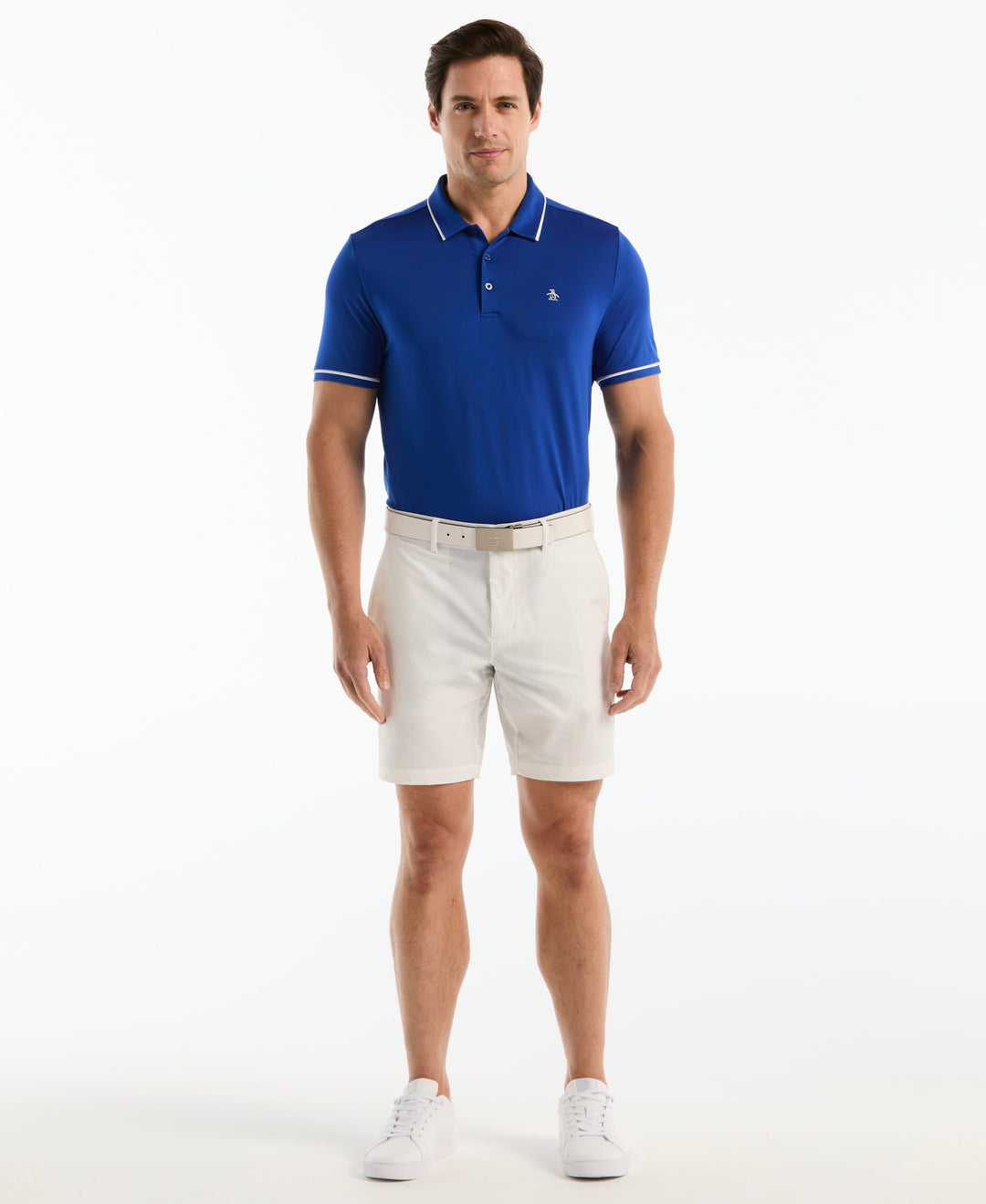 Solid Short Sleeve Polo (Surf The Web) 