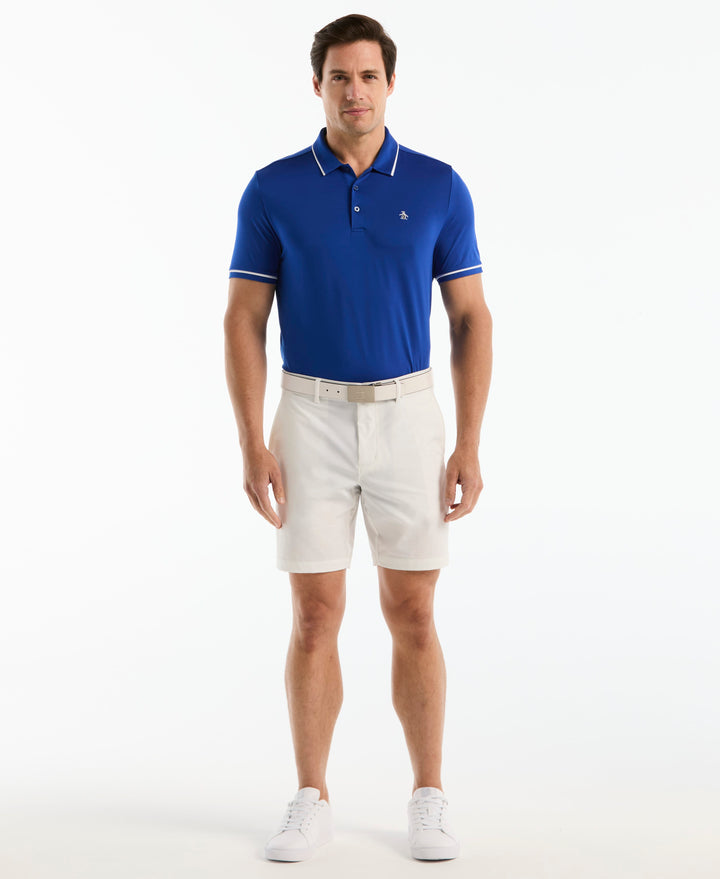 Solid Short Sleeve Polo (Surf The Web) 