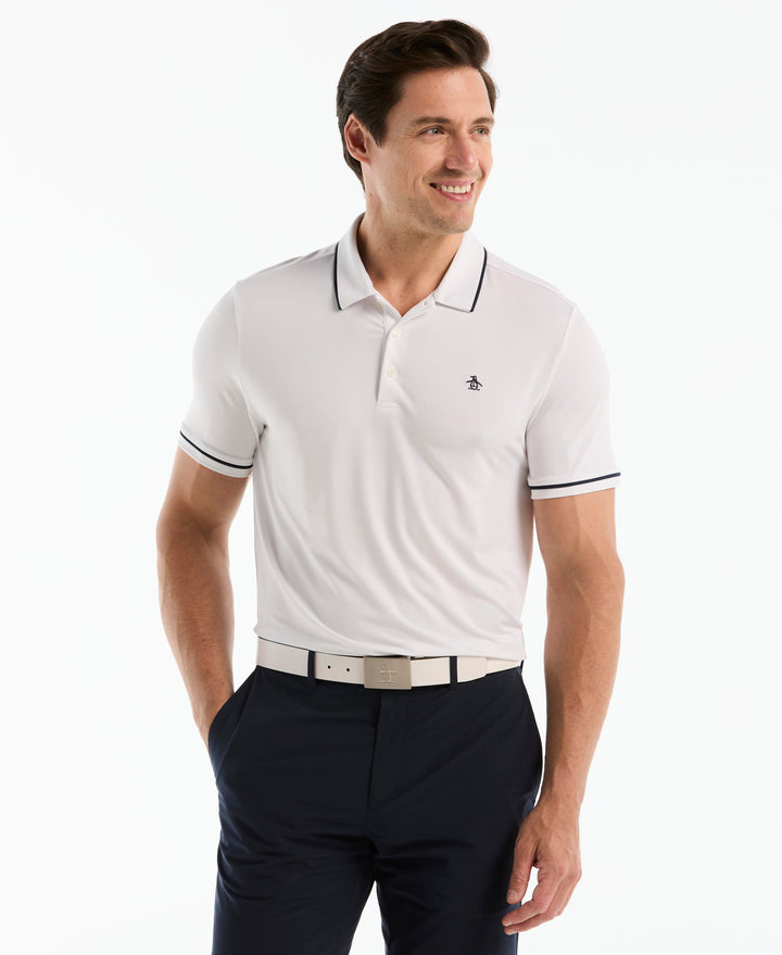 Solid Short Sleeve Polo (Bright White) 