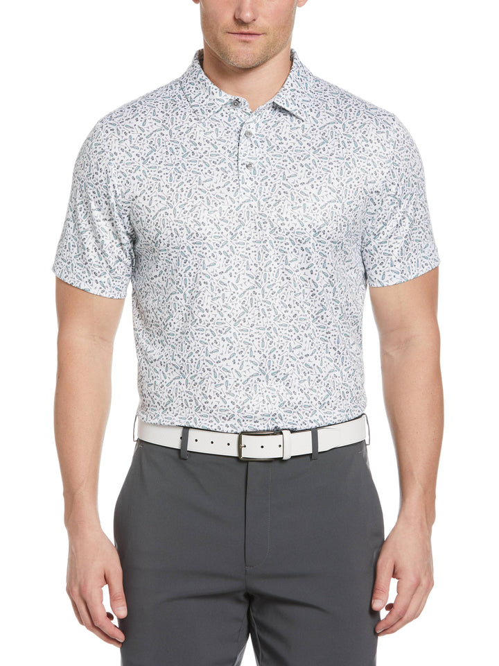 Men's Conversational Print Golf Polo