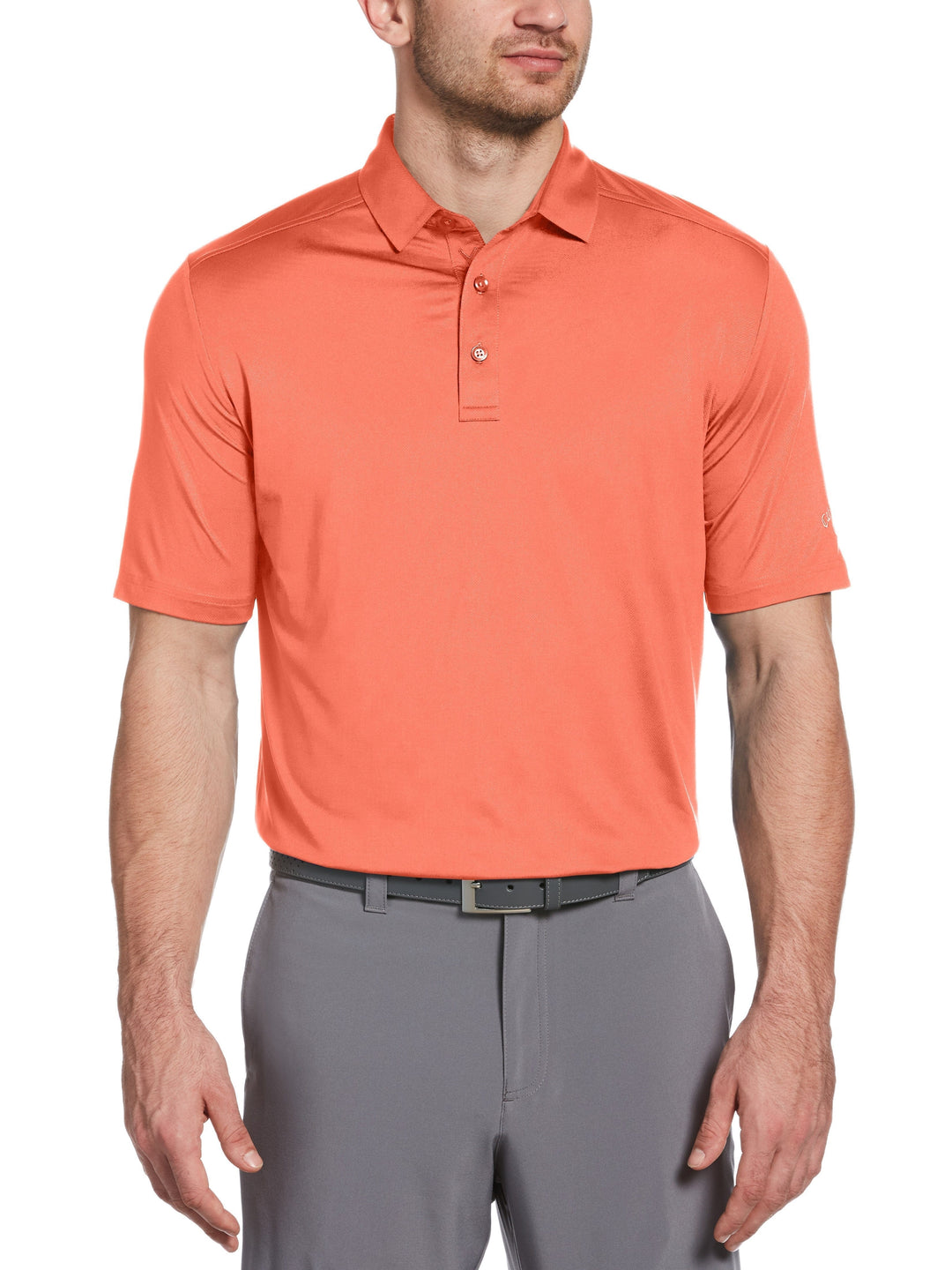 Men's Cooling Micro Hex Golf Polo