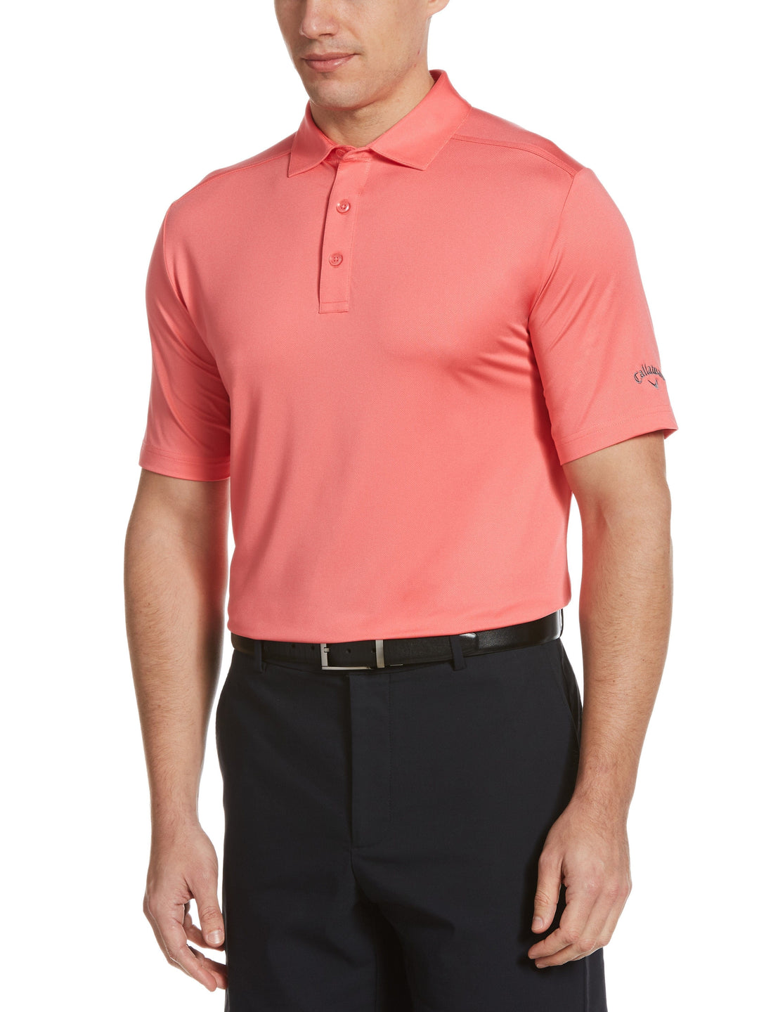 Men's Cooling Micro Hex Golf Polo