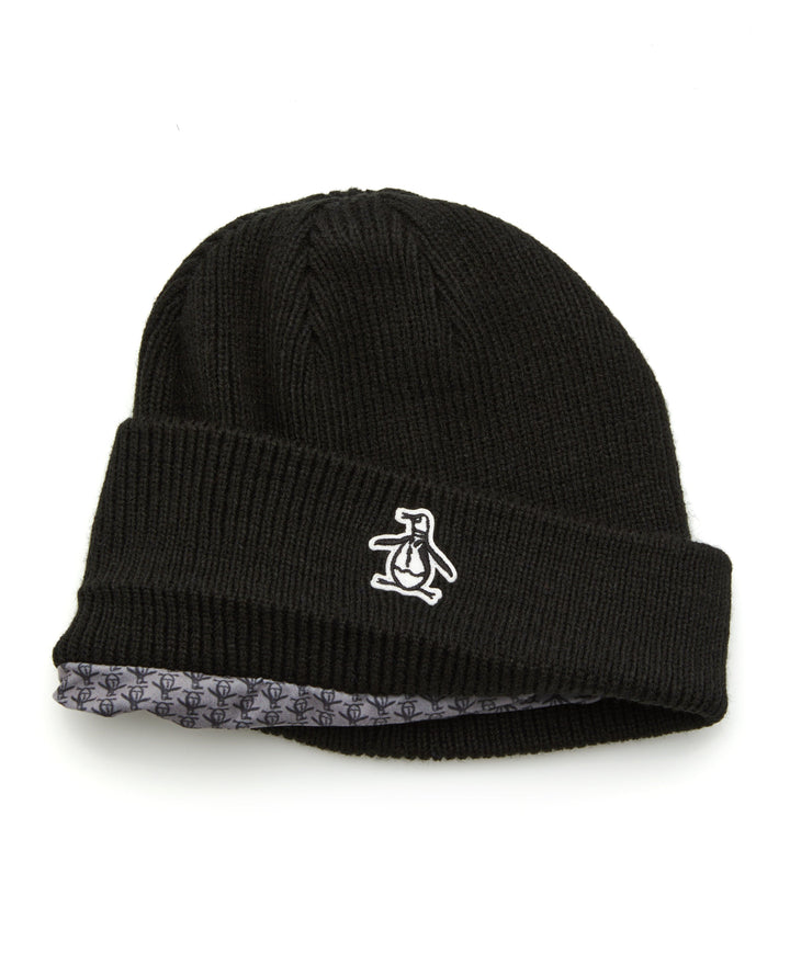 Core Cuffed Golf Beanie (Caviar) 