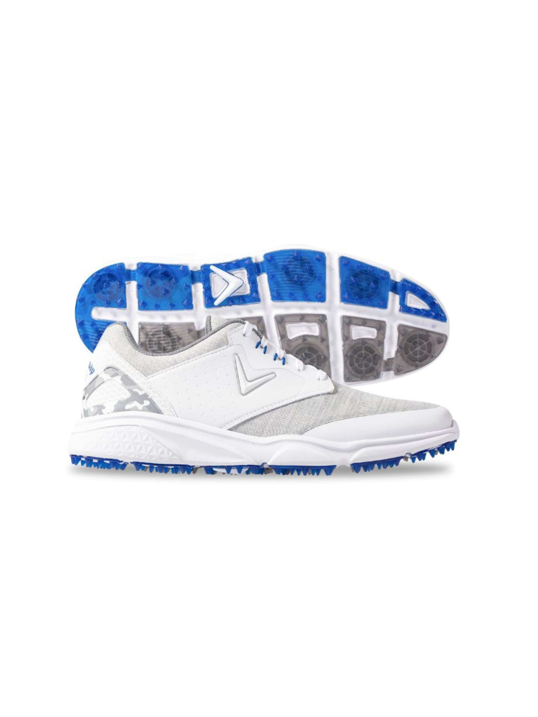 Mens Coronado V2 Spikeless Golf Shoes (White) 