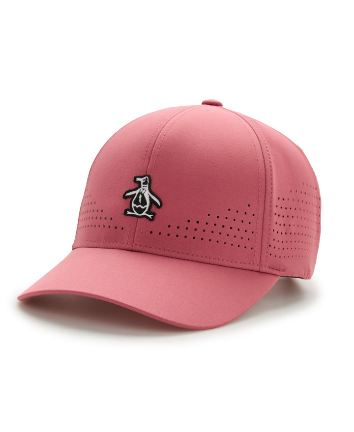Country Club Perforated Golf Cap (Earth Red) 