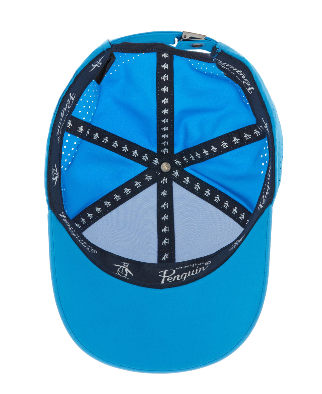 Country Club Perforated Golf Cap (Mediterranian Blue) 