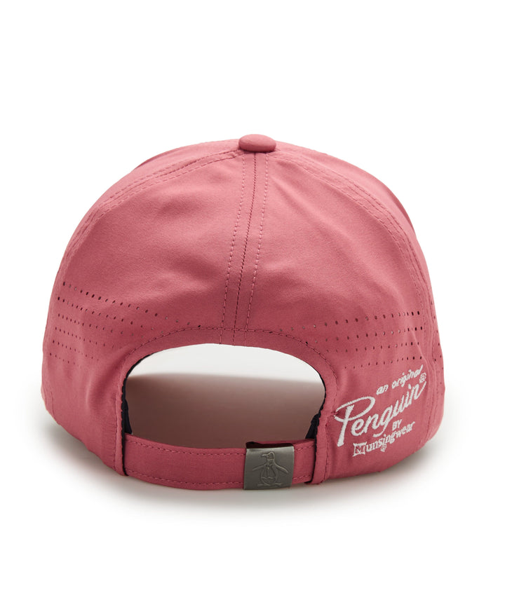 Country Club Perforated Golf Cap (Earth Red) 