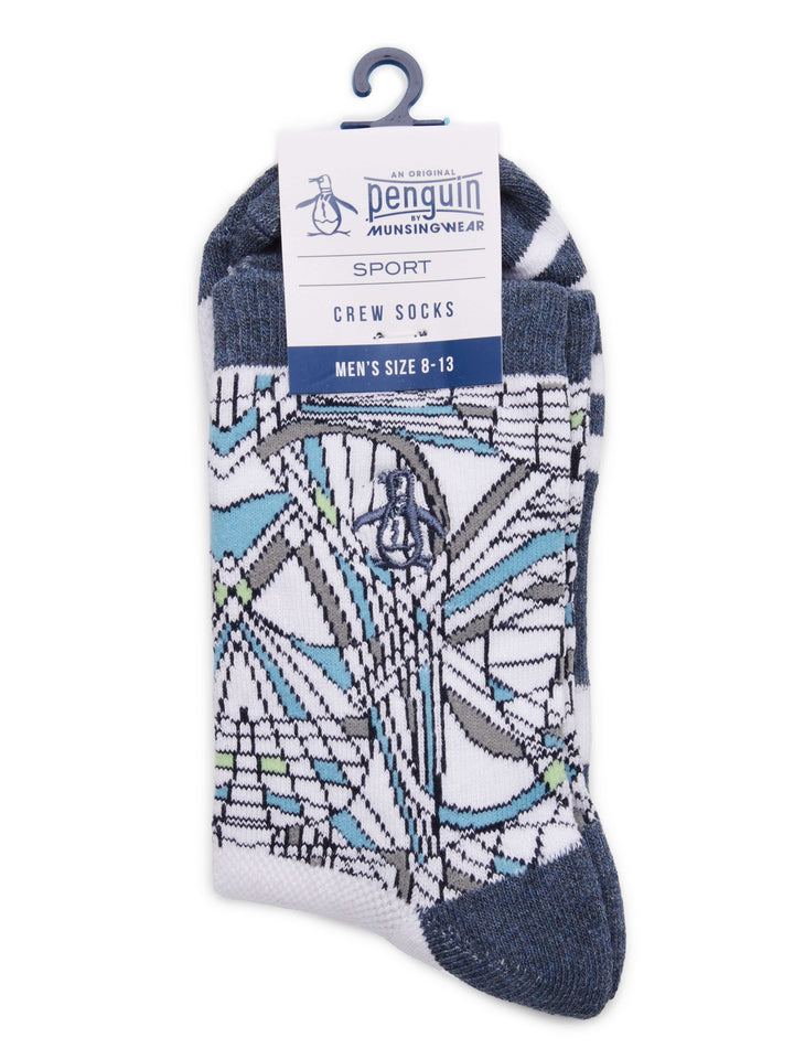 Crew Sock  (Black Iris) 