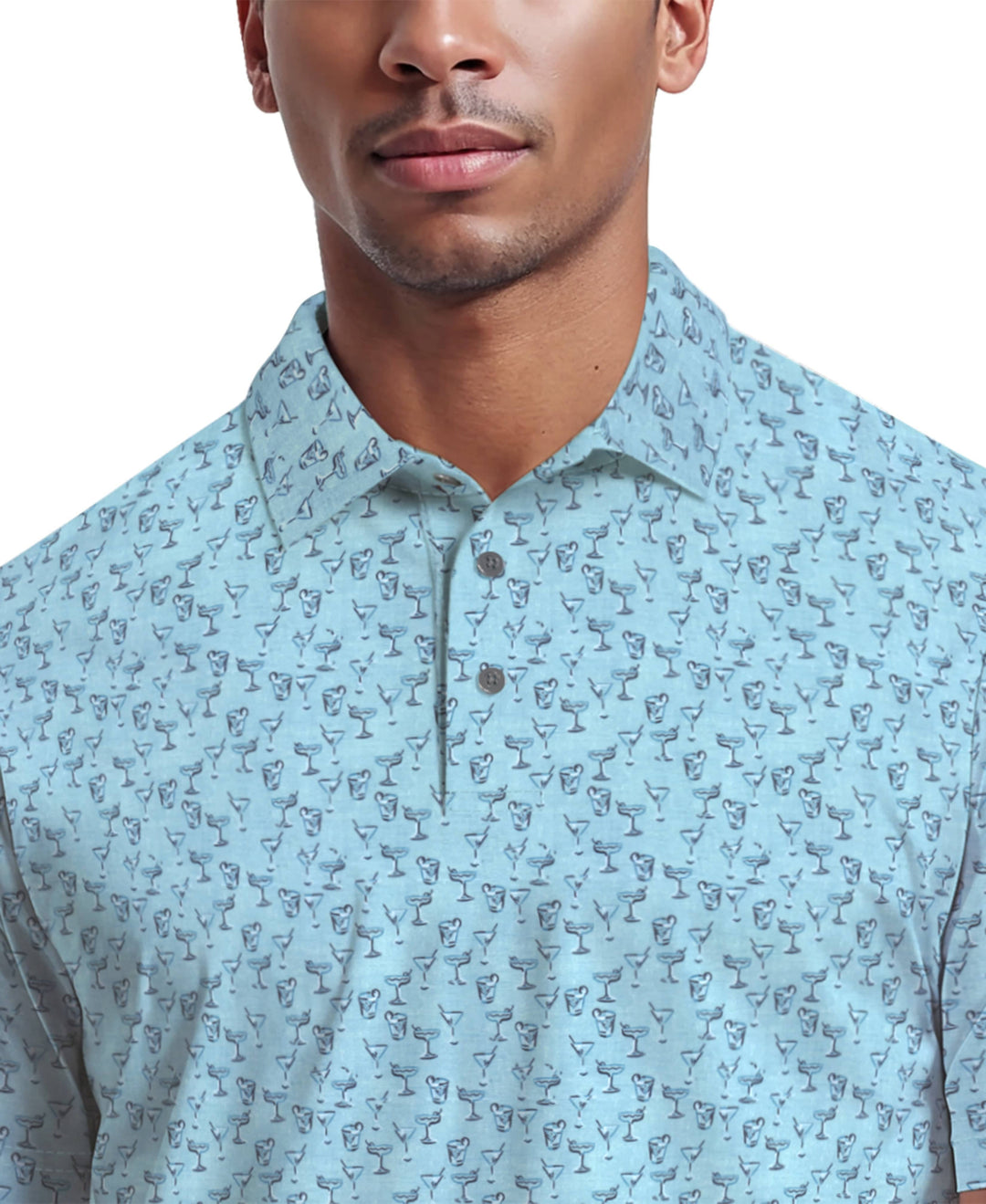 Drinks Conversational Polo (Milky Blue) 