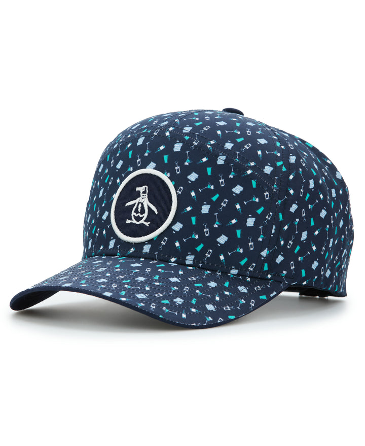 Drinks Printed Camper Hat (Black Iris) 