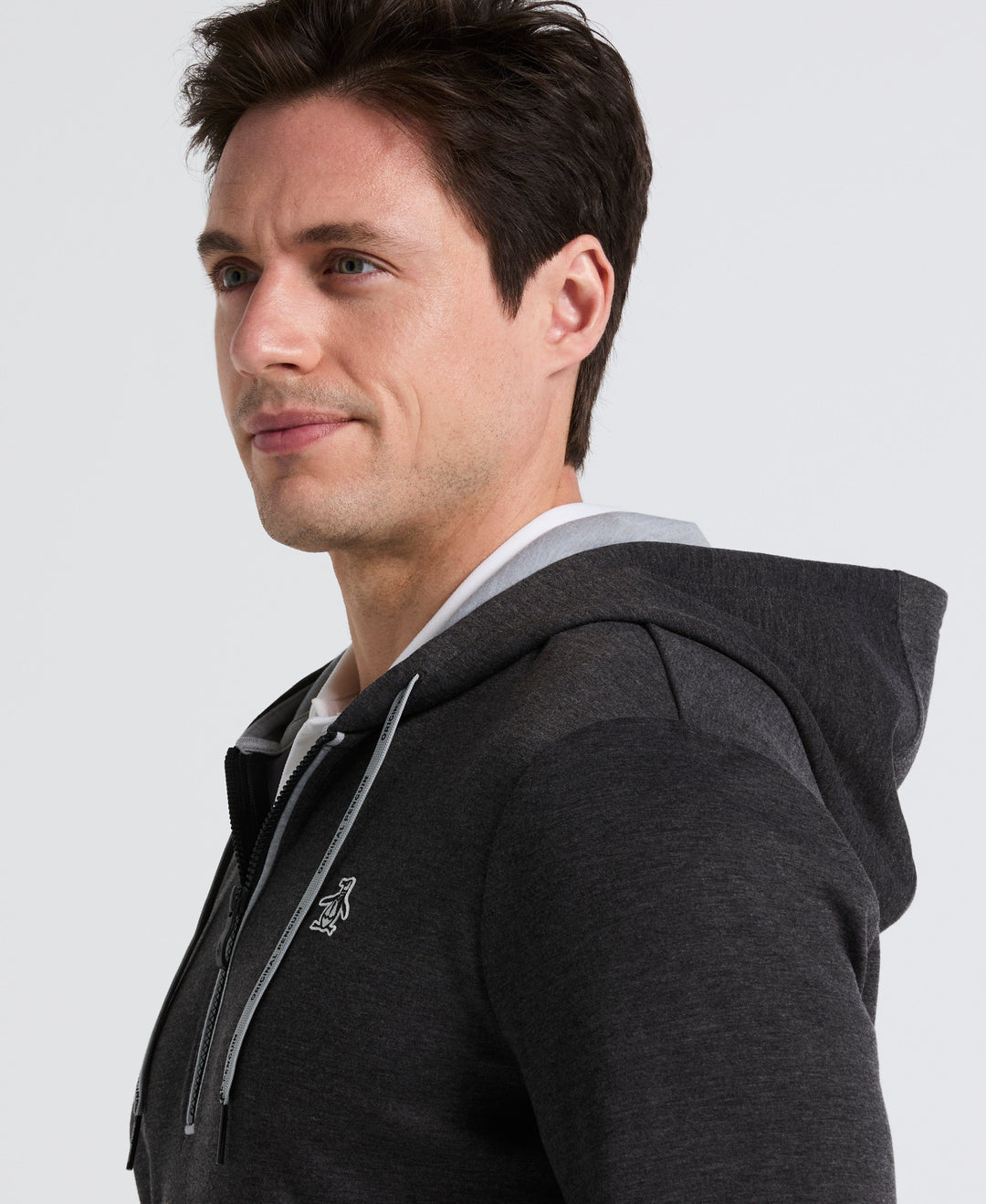 Earl Color Block Layering Hoodie (Dark Caviar Heather) 