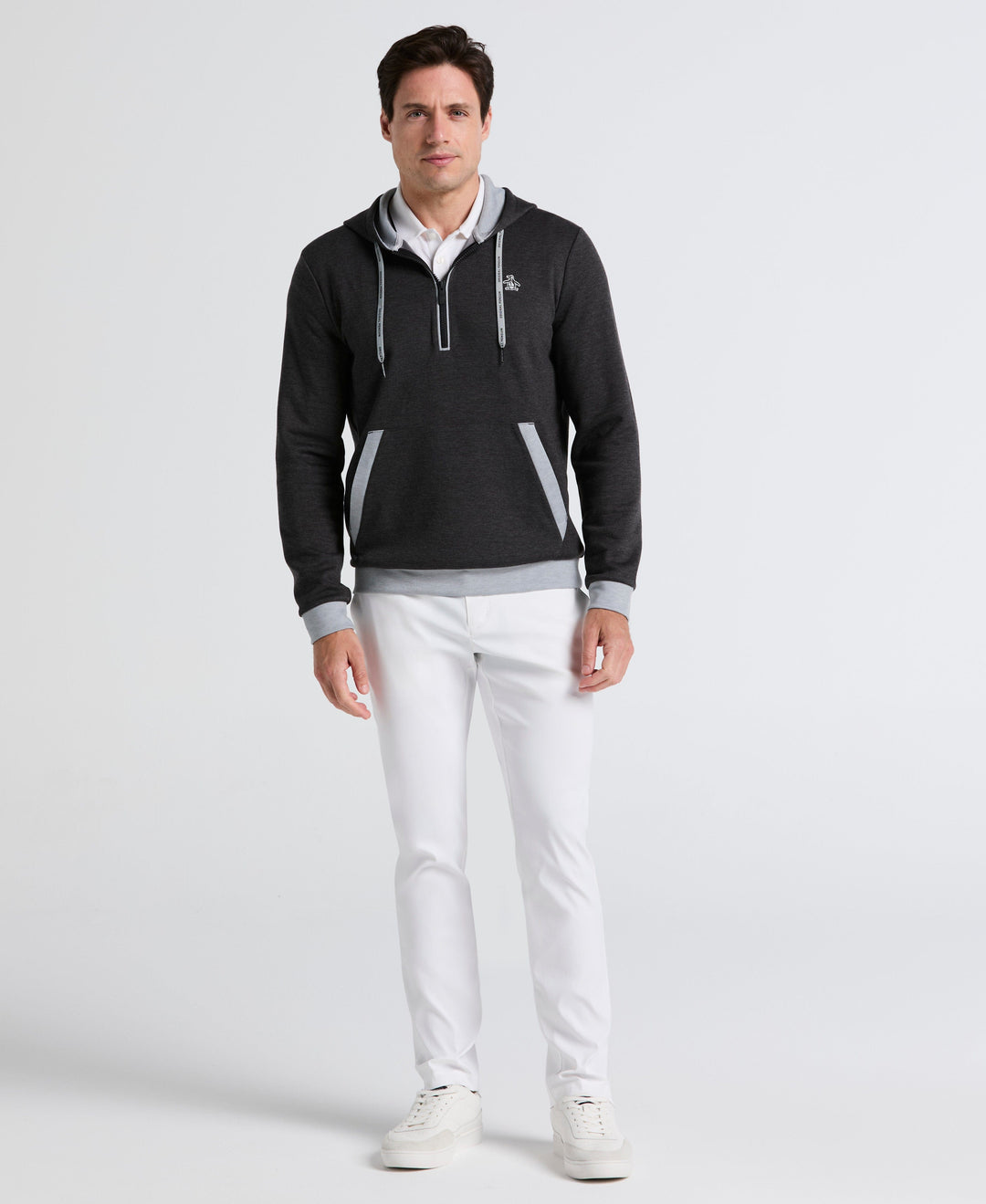 Earl Color Block Layering Hoodie (Dark Caviar Heather) 
