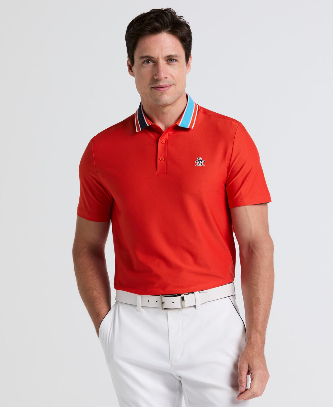 Pete's 70's Anniversary Earl Golf Polo  (Red Clay) 