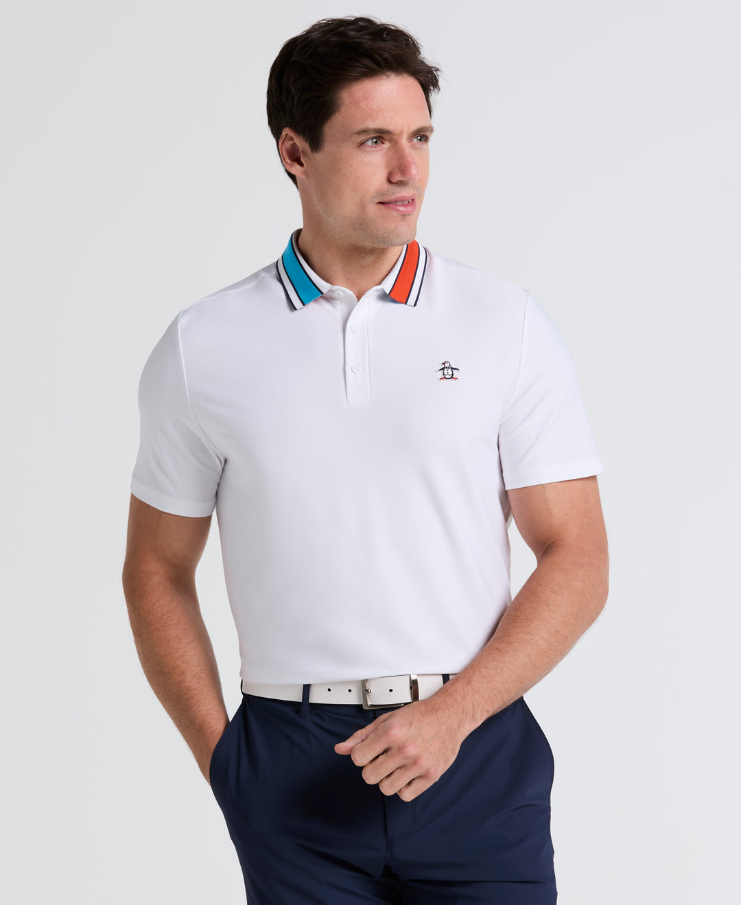 Pete's 70th Anniversary Earl Golf Polo (Bright White) 