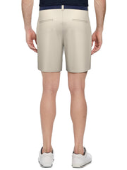 Flat Front Performance Pull-On Golf Short (Silver Lining) 