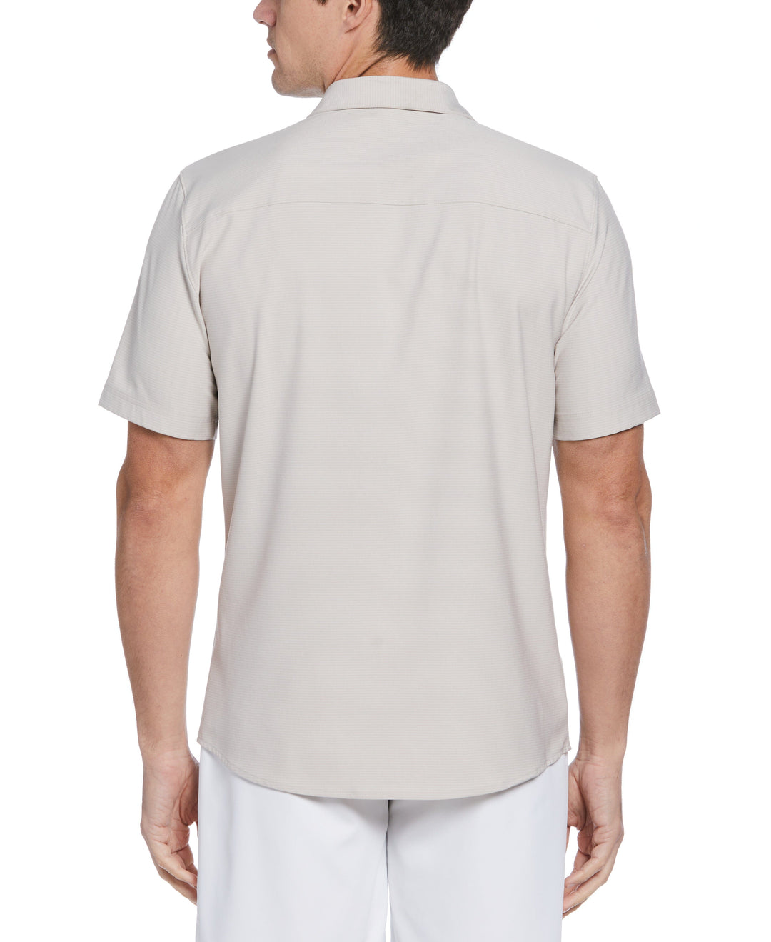 Eco Woven Coatfront Golf Shirt (Chateau Gray) 