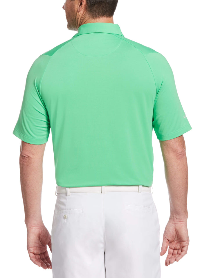 Men's Engineered Stripe Textured Chest Swing Tech™ Polo