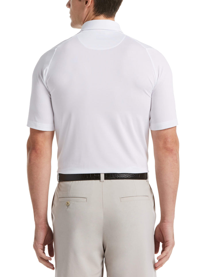 Men's Engineered Stripe Textured Chest Swing Tech™ Polo