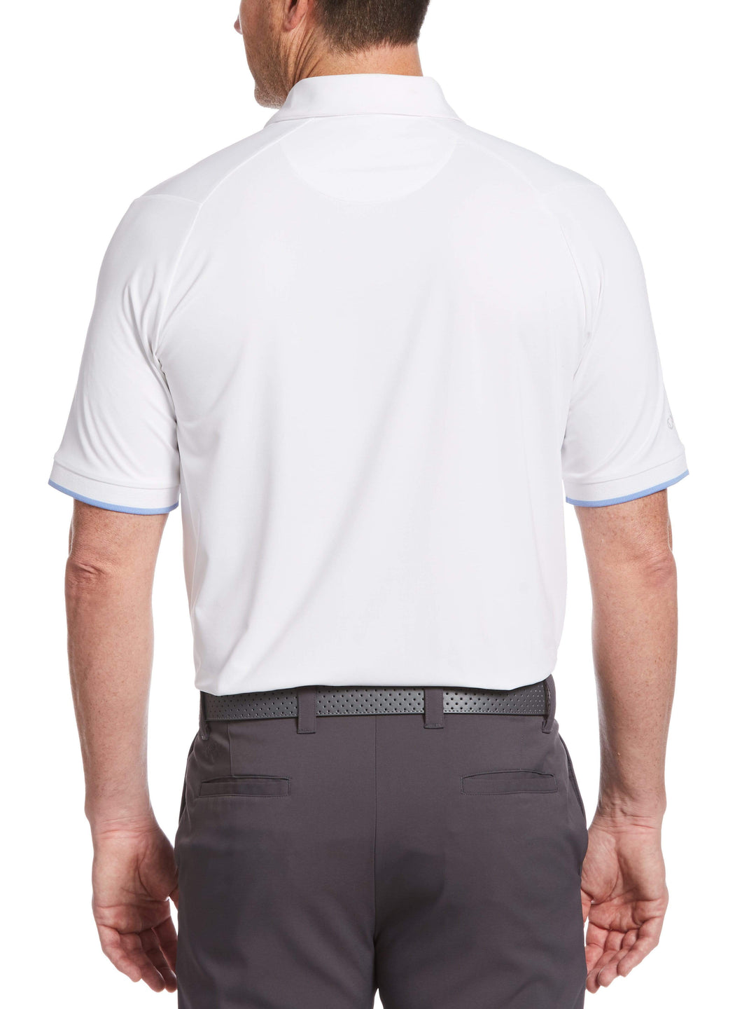 Men's Engineered Textured Chest Print Swing Tech™ Polo