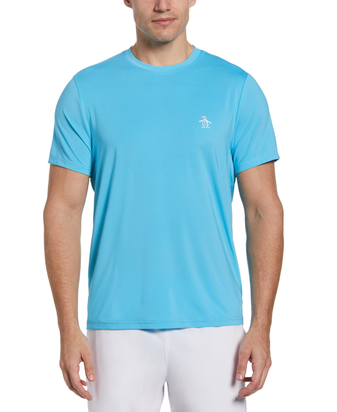 English Heritage Crew Neck Short Sleeve Tennis T-Shirt (Aquarius) 