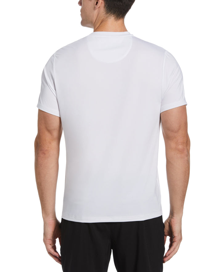 English Heritage Crew Neck Short Sleeve Tennis T-Shirt (Bright White) 