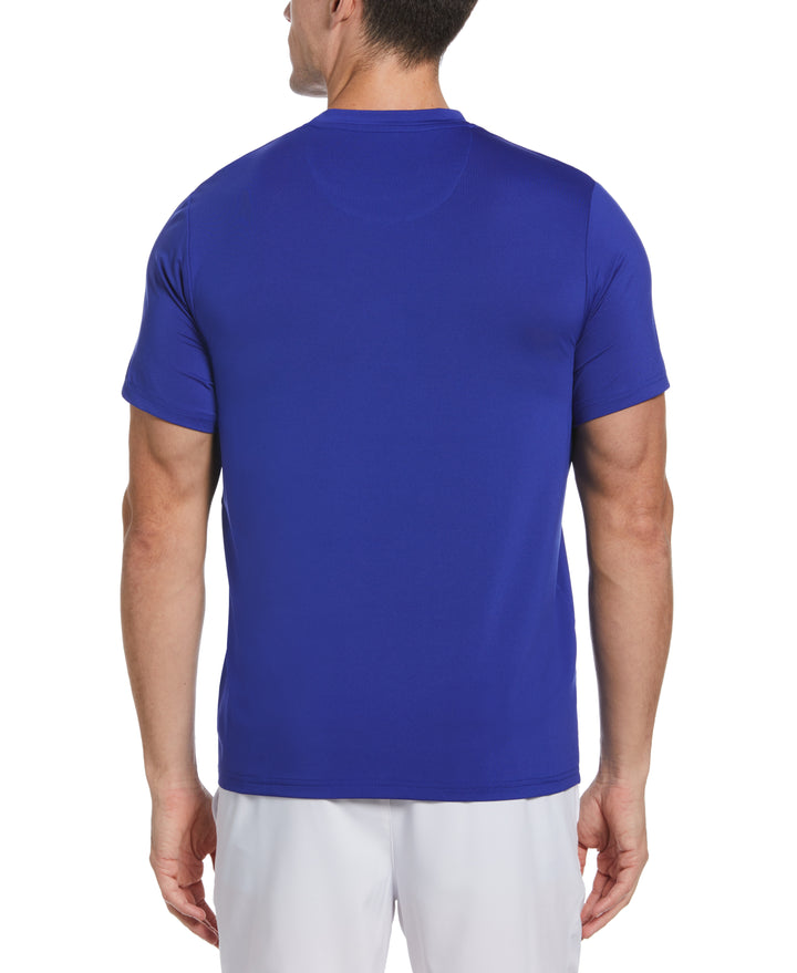 English Heritage Crew Neck Short Sleeve Tennis T-Shirt (Bluing) 