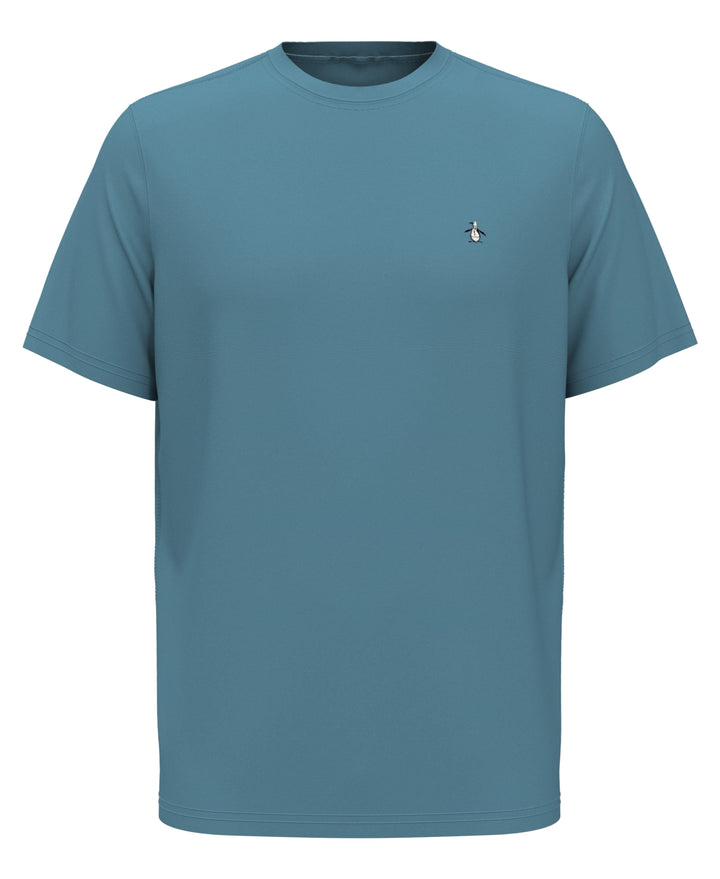 English Heritage Crew Neck Short Sleeve Tennis T-Shirt (Delphinium Blue) 