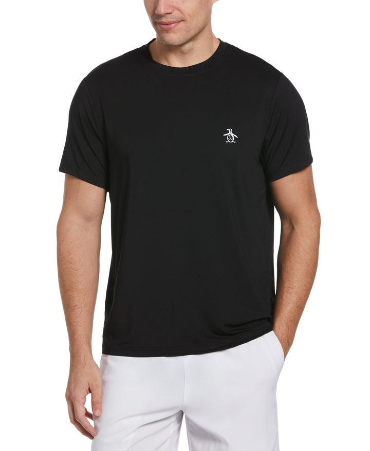 English Heritage Crew Neck Short Sleeve Tennis T-Shirt (Caviar) 