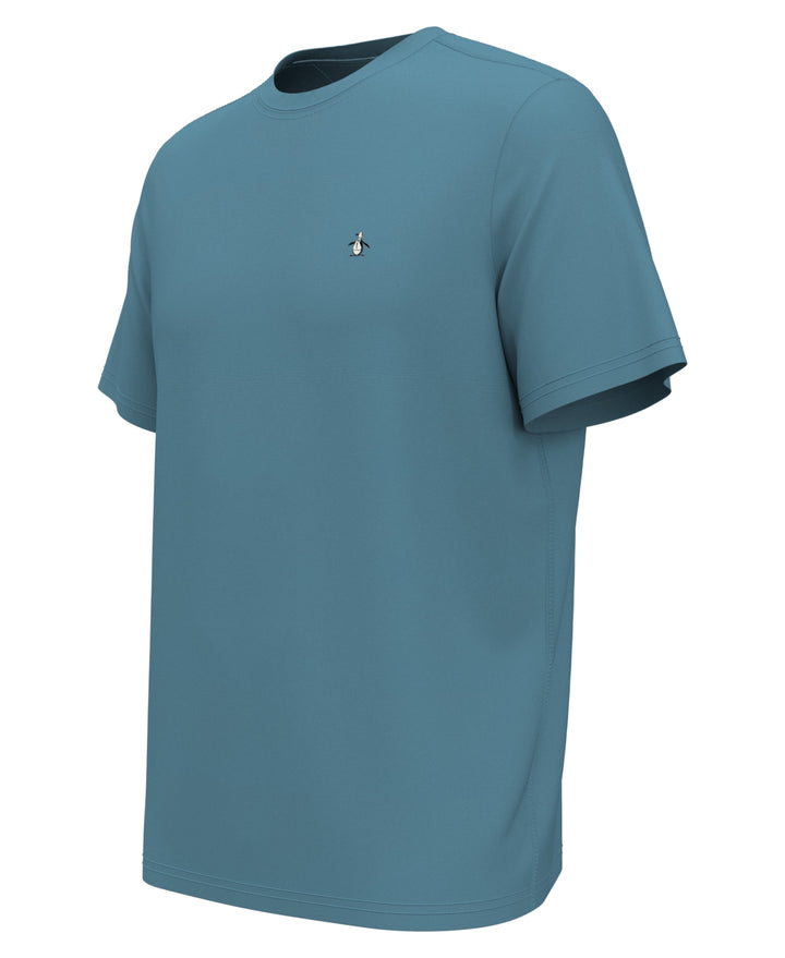 English Heritage Crew Neck Short Sleeve Tennis T-Shirt (Delphinium Blue) 