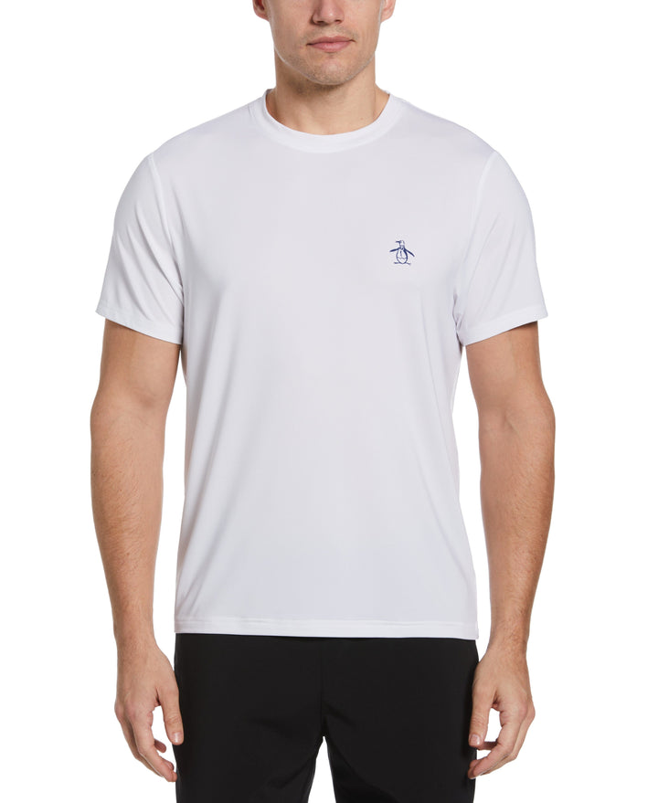 English Heritage Crew Neck Short Sleeve Tennis T-Shirt (Bright White) 