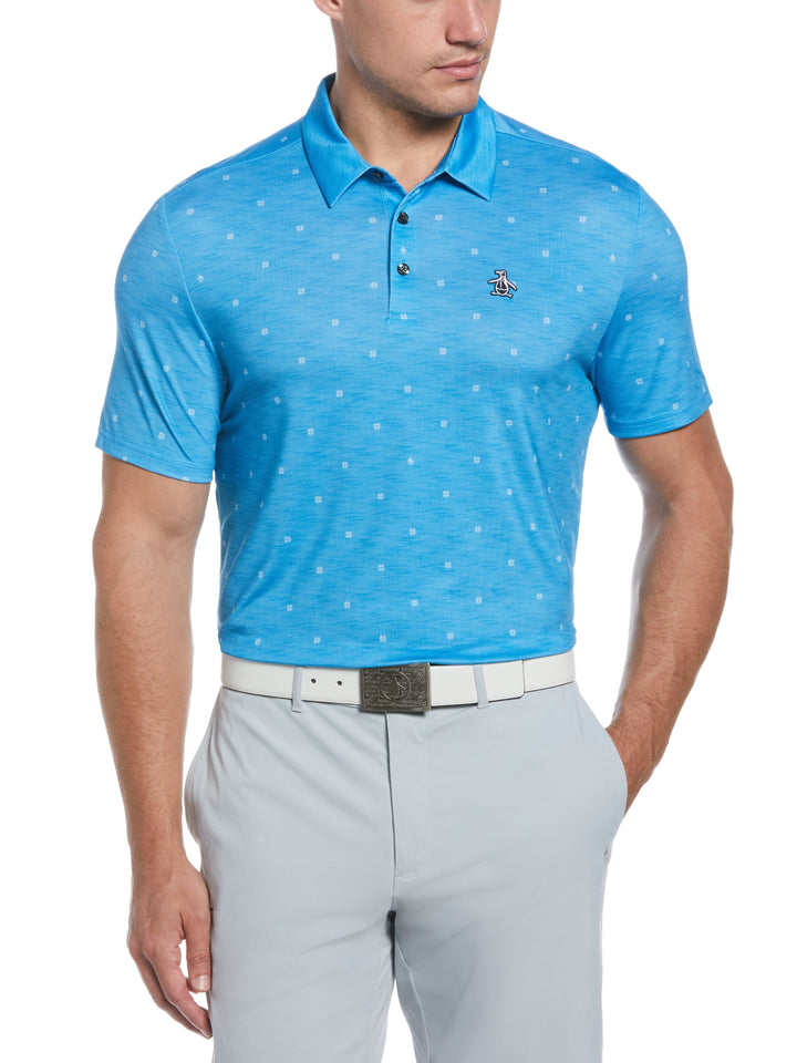 Men's Fair Isle Print Golf Polo