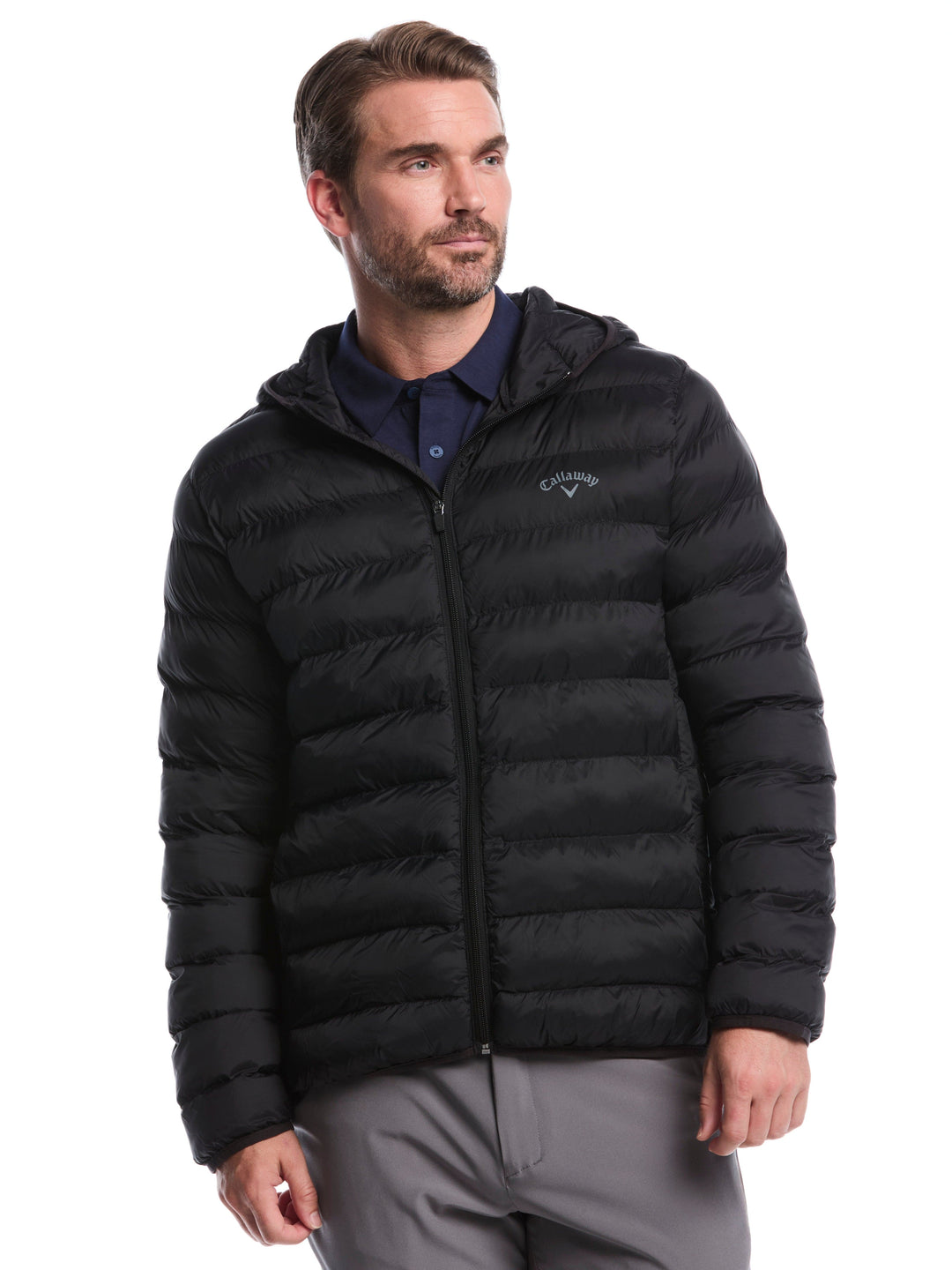 Men's Faux Down Puffer Jacket