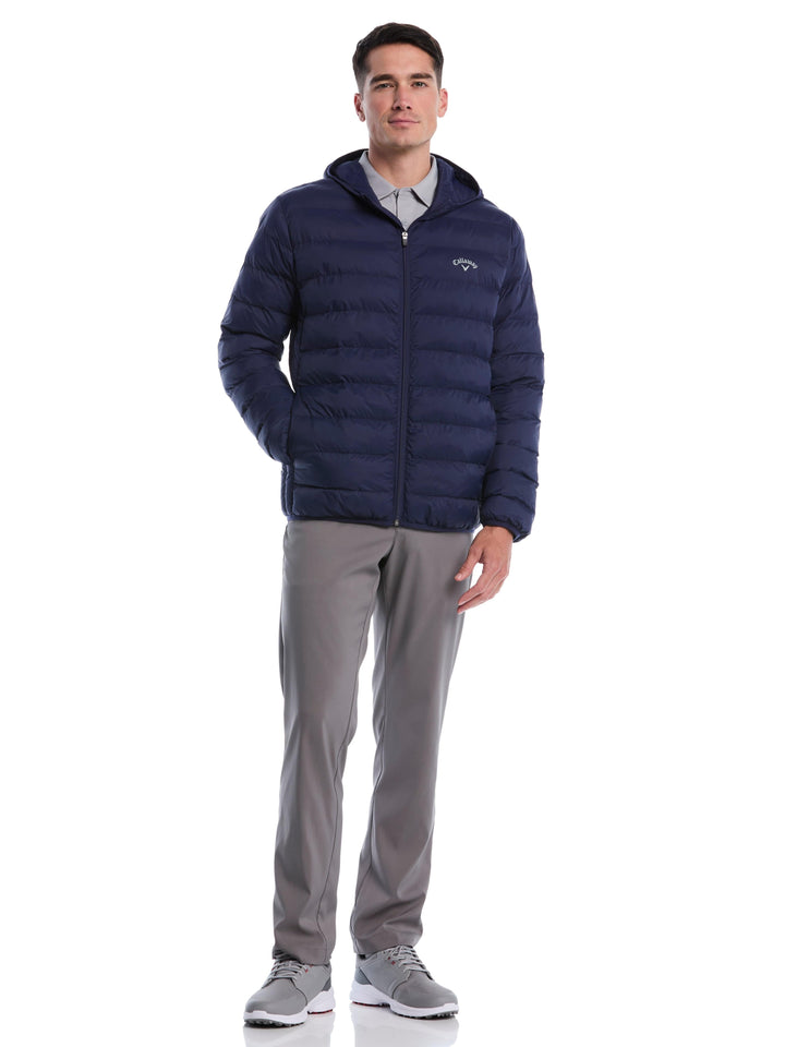 Men's Faux Down Puffer Jacket